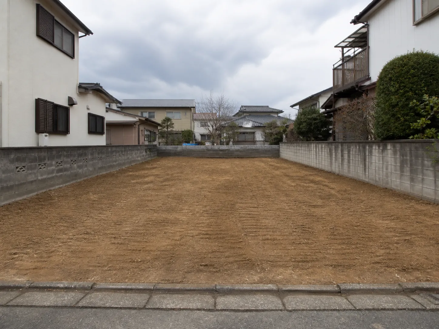 解体後に整地された更地